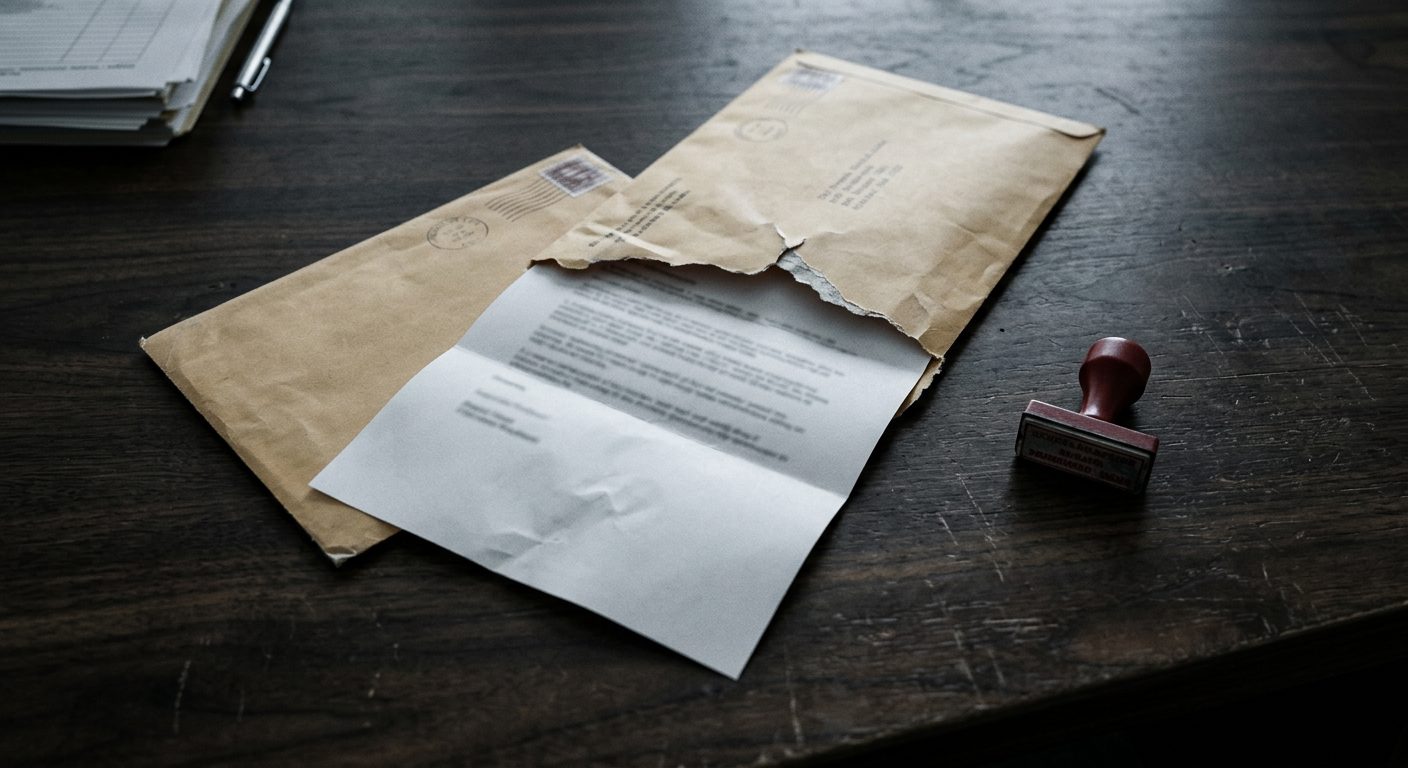 Lettera con aspetto ufficiale ricevuta per posta: la finta fattura di un registro marchi arrivata dopo il deposito